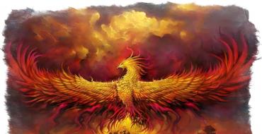 Легенда о бессмертном фениксе Птица феникс восставшая из пепла